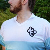 NEW Retro Stripe Football Shirt - White