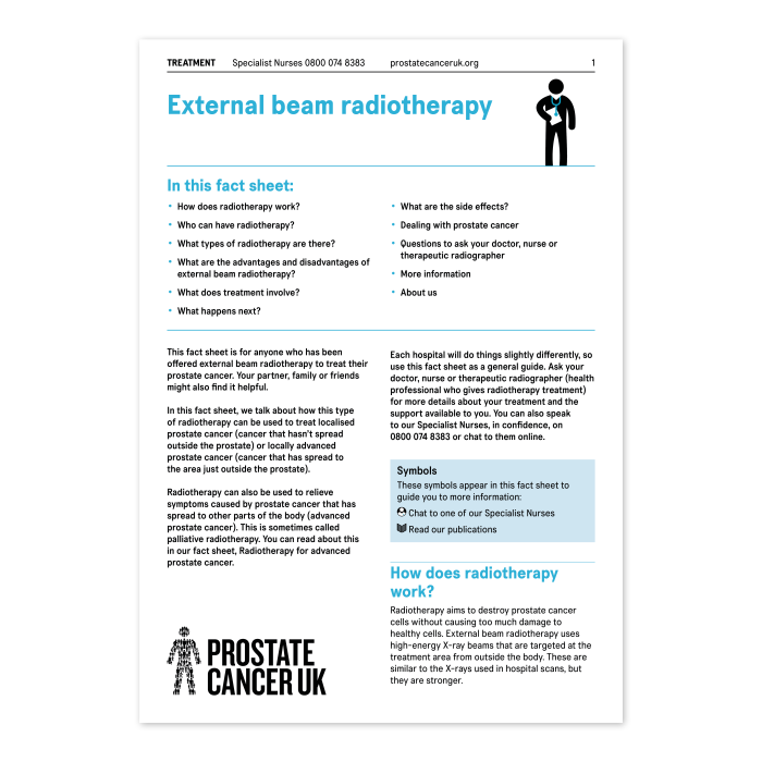 External beam radiotherapy