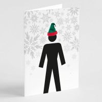 Santa's Cheeky Helpers Christmas cards (Pack of 12)