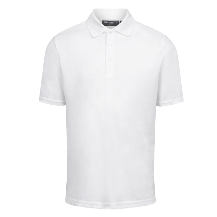 Men's Polo Golf Shirt (White)