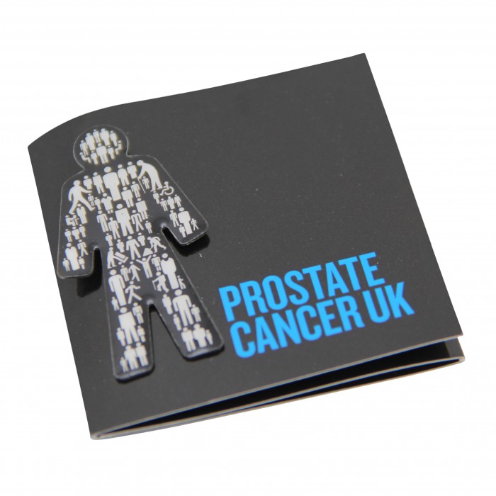 Prostate Cancer UK pin badge