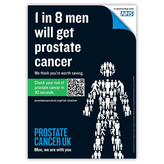 1 in 8 NHS campaign poster A4 (pack of 10)