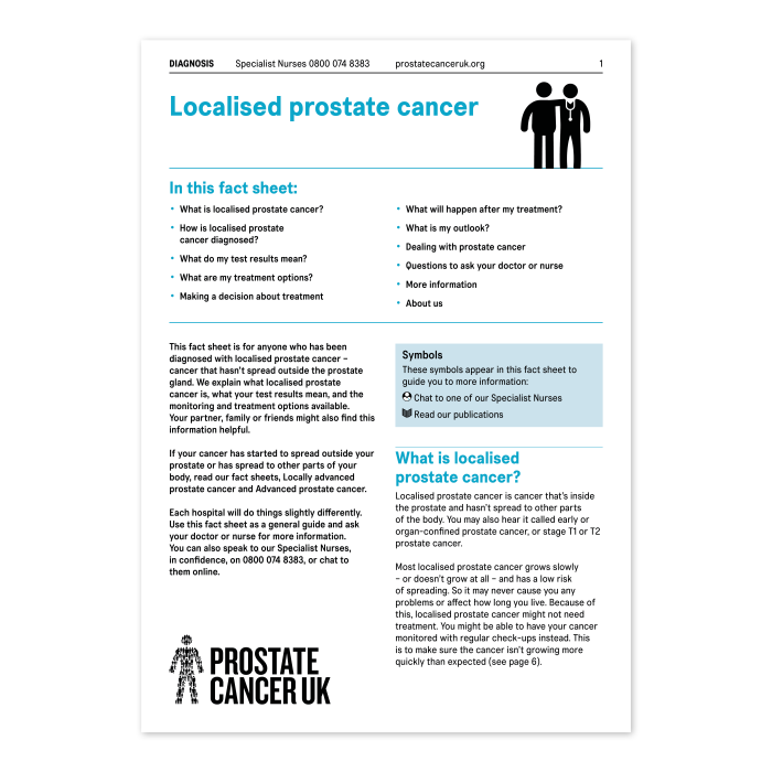 Localised prostate cancer
