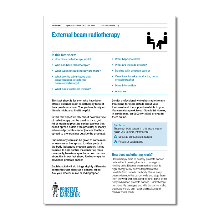 External beam radiotherapy