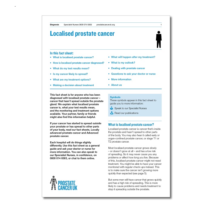 Localised prostate cancer
