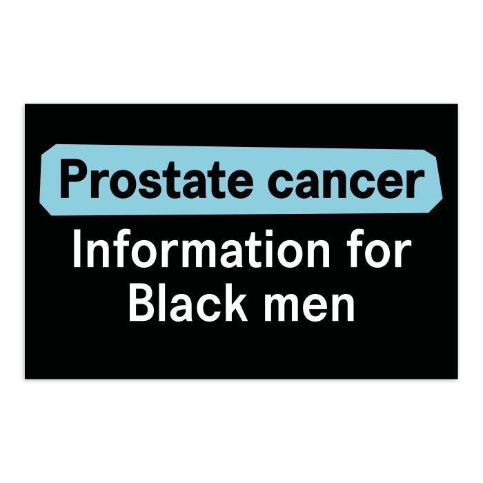 Display box: Prostate cancer: Information for black men