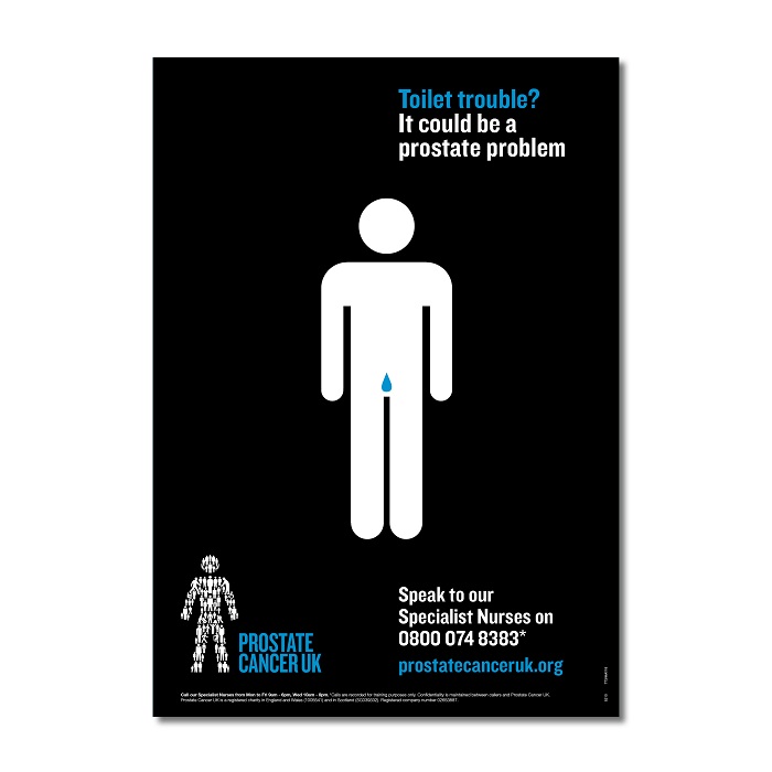 Toilet trouble poster A3