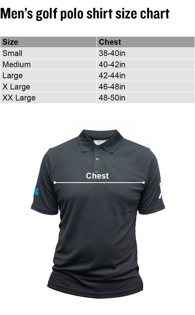 Mens Golf Shirt Black